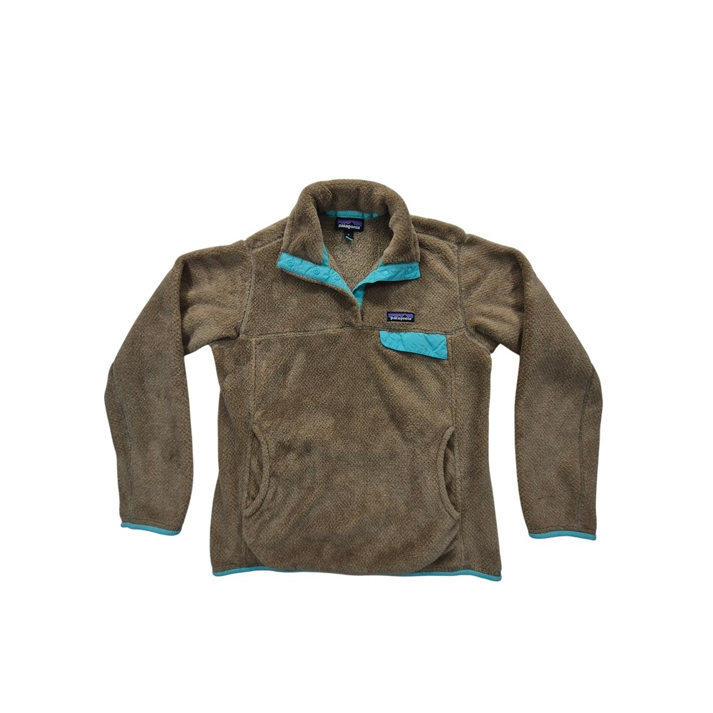 Patagonia Re-Tool Snap-T‎ Pullover Fleece Women's Medium Brown 25442SP16